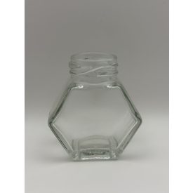 100ml-es álló hatszög üveg TO38