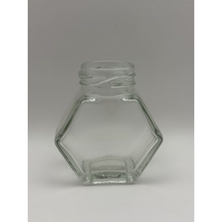 100ml-es álló hatszög üveg TO38