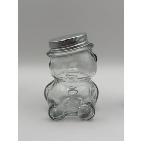 100ml-es ferdefejű macis üveg
