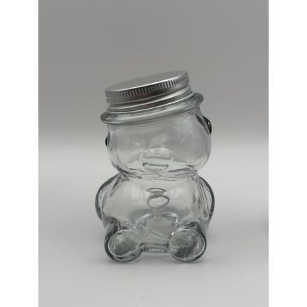 100ml-es ferdefejű macis üveg
