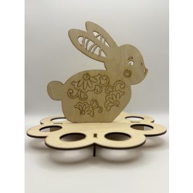 3D húsvéti nyúl tojástartóval