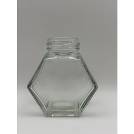 200ml-es álló hatszög üveg TO43