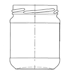 212ml-es konzerv üveg TO63