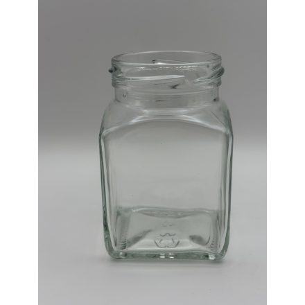 240ml-es négyszög üveg TO58