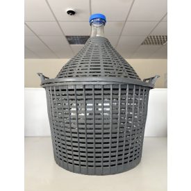 15L-es üvegballon műanyag kosárral