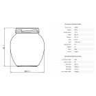 370ml-es orcio üveg TO63