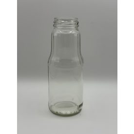 300ml-es szörpös bordás nyakú üveg TO43