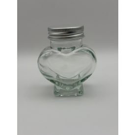 80ml-es szív üveg