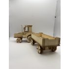 3D Traktor pótkocsival fa játék